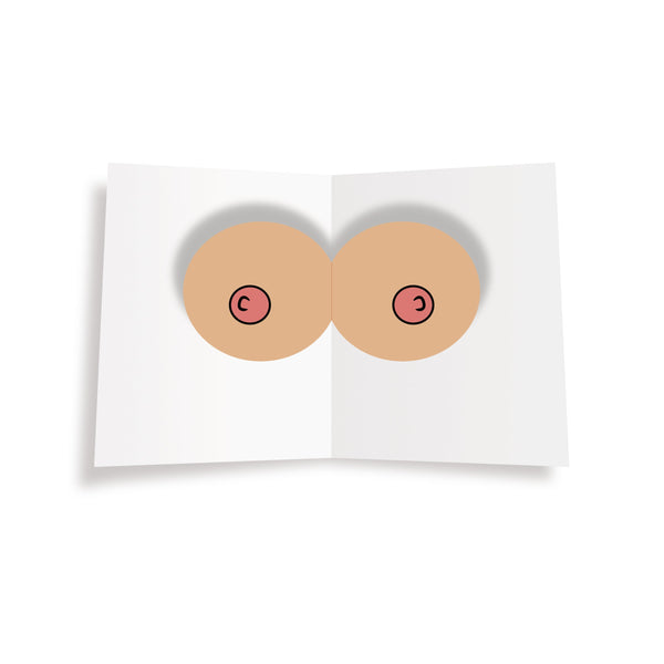 Merry Tit-mas! - Pop Up Boobs Greeting Card