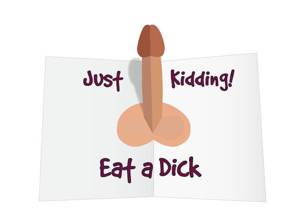 Happy Valentine's Day - Pop Up Dick Card