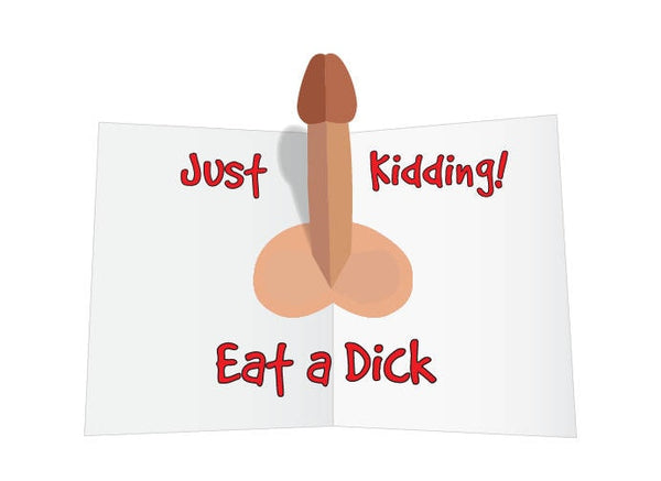 Merry Christmas - Pop Up Dick Card