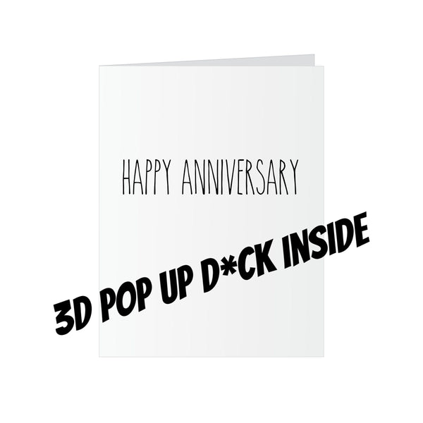 Happy Anniversary - Pop Up Dick Card