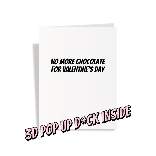 It Fits In Your Mouth Too - Pop Up Dick Greeting Card
