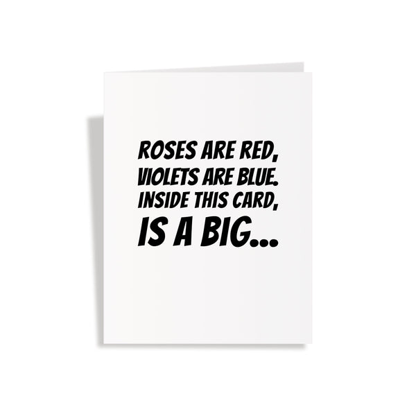 Inside This Card is a Big Dick For You - Pop Up Dick Greeting Card