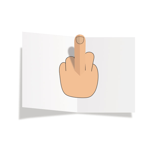 Season's Fucking Greetings - Pop Up Middle Finger Greeting Card