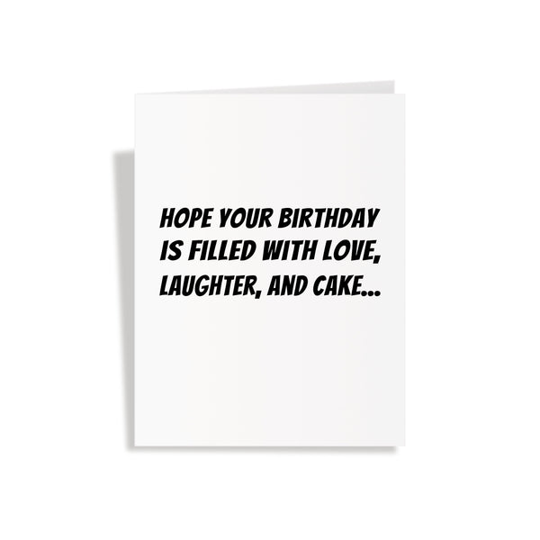 Hope Your Birthday is Full of Cock - Pop Up Dick Greeting Card