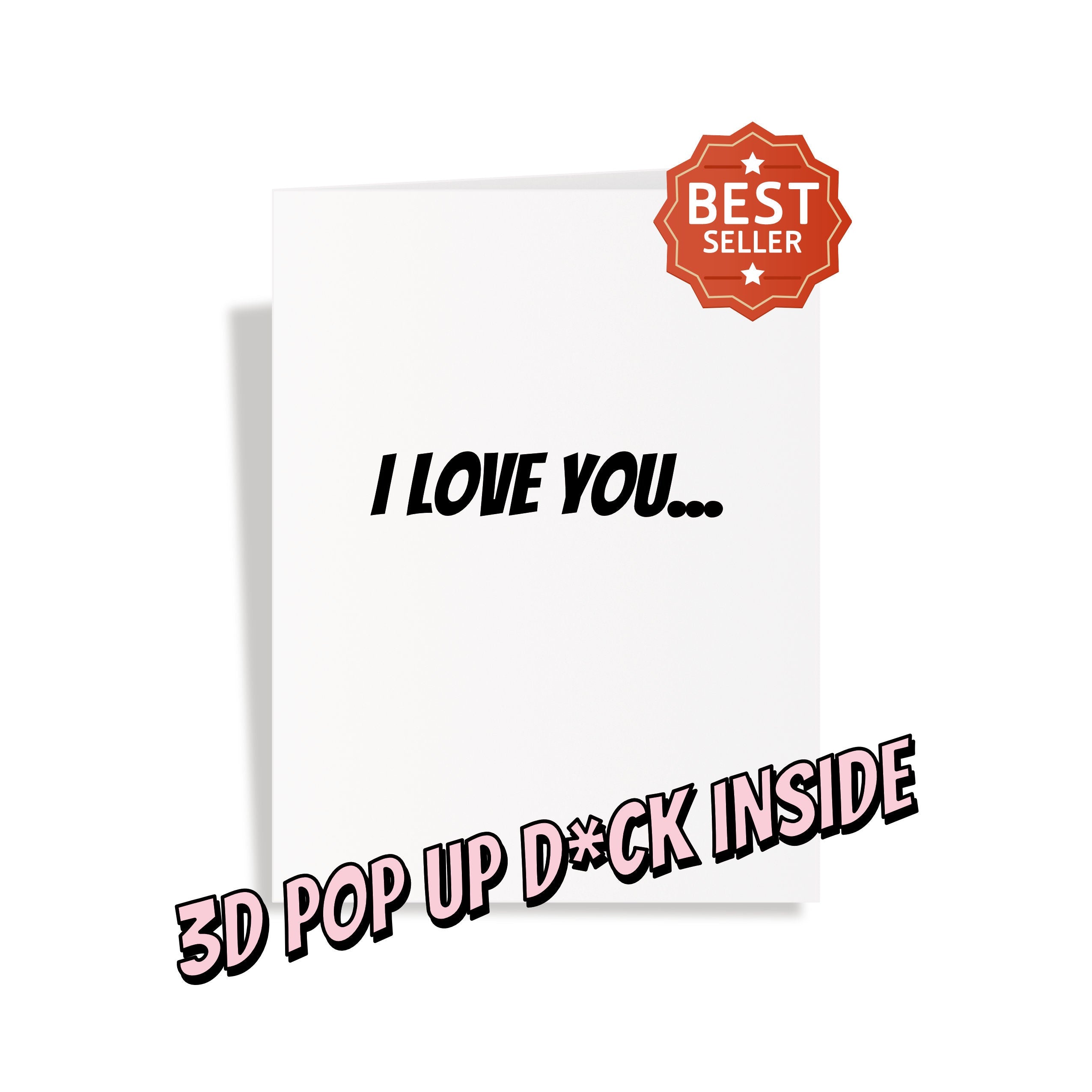 Pop up Penis Love Every Bone in Your Body Mature Card -  Canada