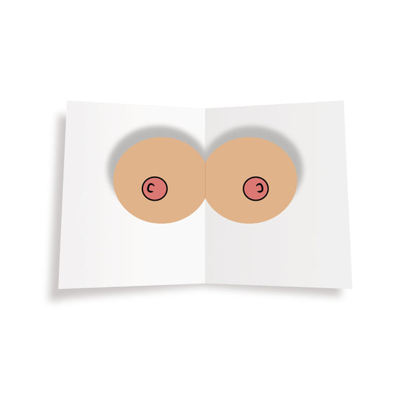 Tit's the Season - Pop Up Boobs Greeting Card