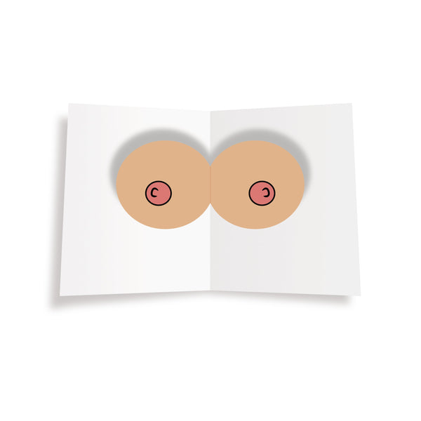 You're The Tits - Pop Up Boobs Greeting Card – Crude Cat Cards